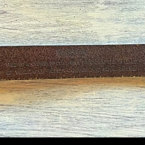 Coach leather belt - Picture 3 of 4